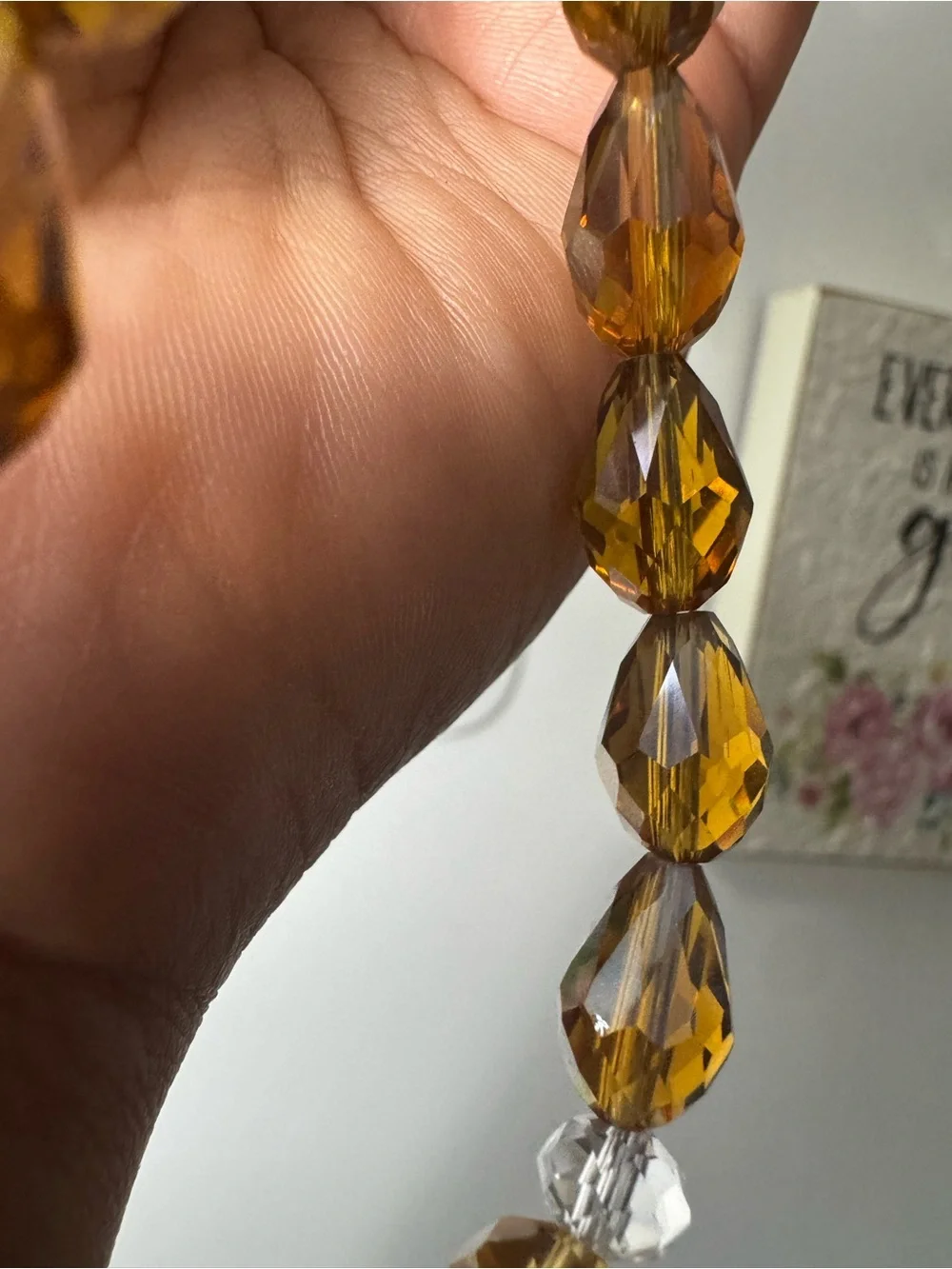 Handmade bling crystal